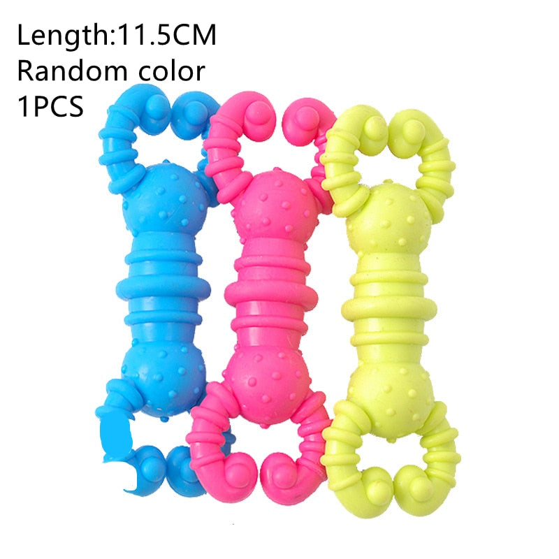 Dog Toys Teddy Puppy No Poison Health Chew Interactive Rubber Pacifier Bones Molar Clean Teeth Pet Toys Chew Toy Pet Products