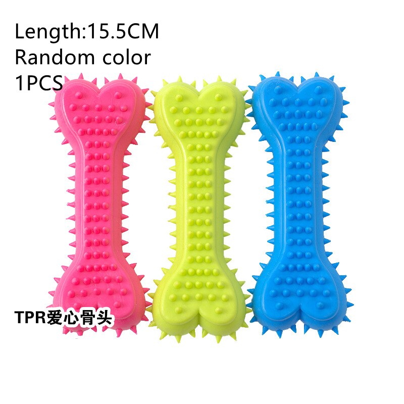 Dog Toys Teddy Puppy No Poison Health Chew Interactive Rubber Pacifier Bones Molar Clean Teeth Pet Toys Chew Toy Pet Products