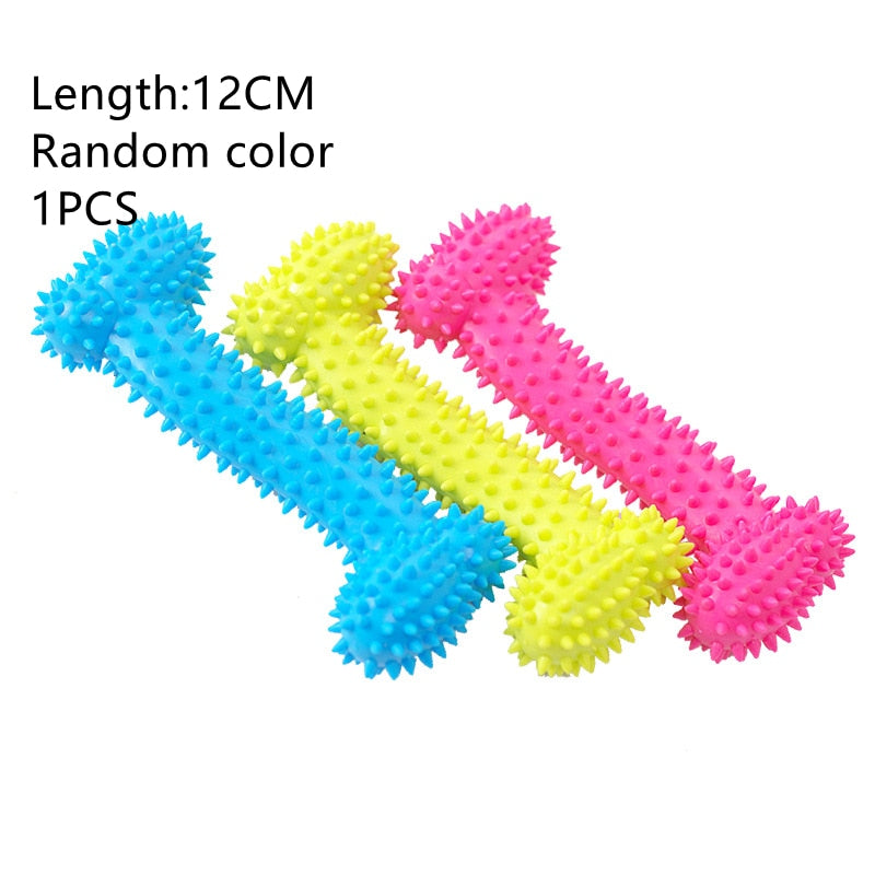 Dog Toys Teddy Puppy No Poison Health Chew Interactive Rubber Pacifier Bones Molar Clean Teeth Pet Toys Chew Toy Pet Products