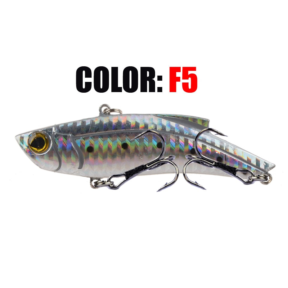 1PCS 90mm 27g Long Shot VIB Lure Sinking Crankbait Winter Fishing Lure Isca Artificial Perch Hard Wobblers