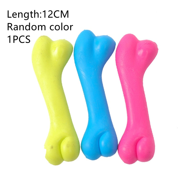 Dog Toys Teddy Puppy No Poison Health Chew Interactive Rubber Pacifier Bones Molar Clean Teeth Pet Toys Chew Toy Pet Products