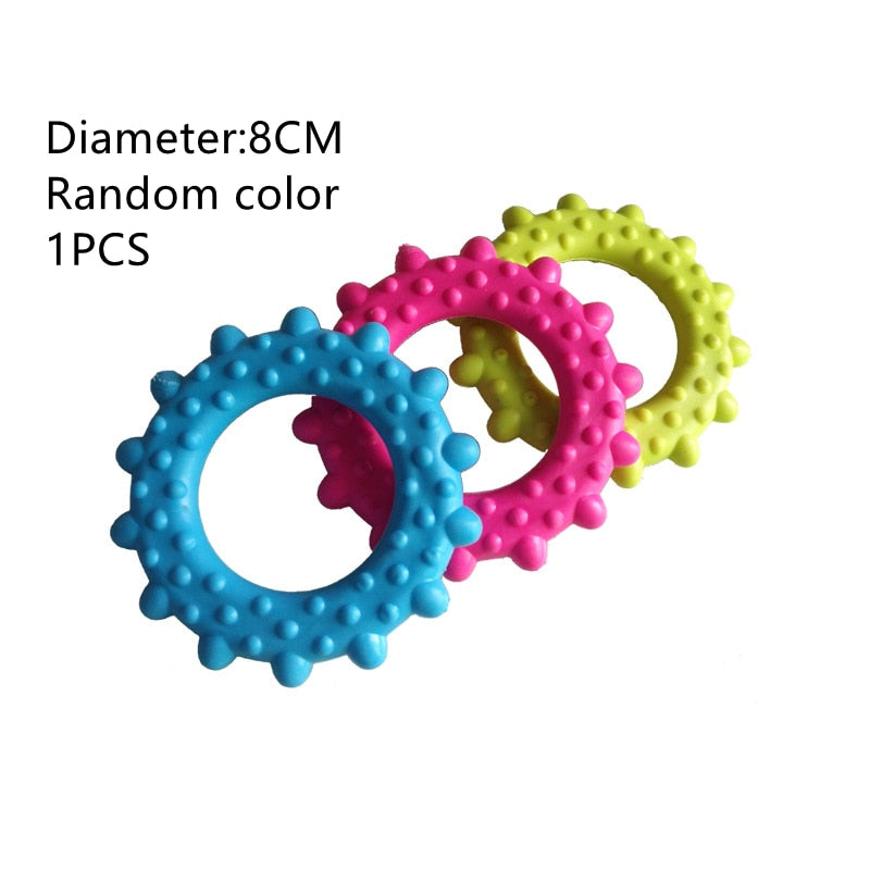 Dog Toys Teddy Puppy No Poison Health Chew Interactive Rubber Pacifier Bones Molar Clean Teeth Pet Toys Chew Toy Pet Products