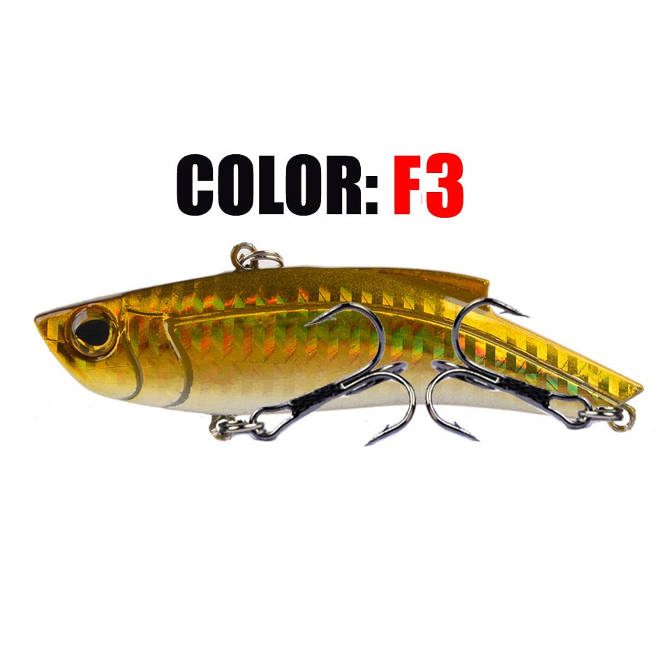 1PCS 90mm 27g Long Shot VIB Lure Sinking Crankbait Winter Fishing Lure Isca Artificial Perch Hard Wobblers