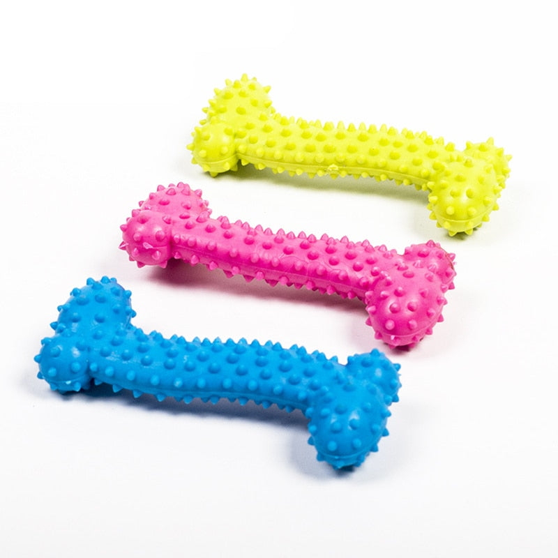 Dog Toys Teddy Puppy No Poison Health Chew Interactive Rubber Pacifier Bones Molar Clean Teeth Pet Toys Chew Toy Pet Products