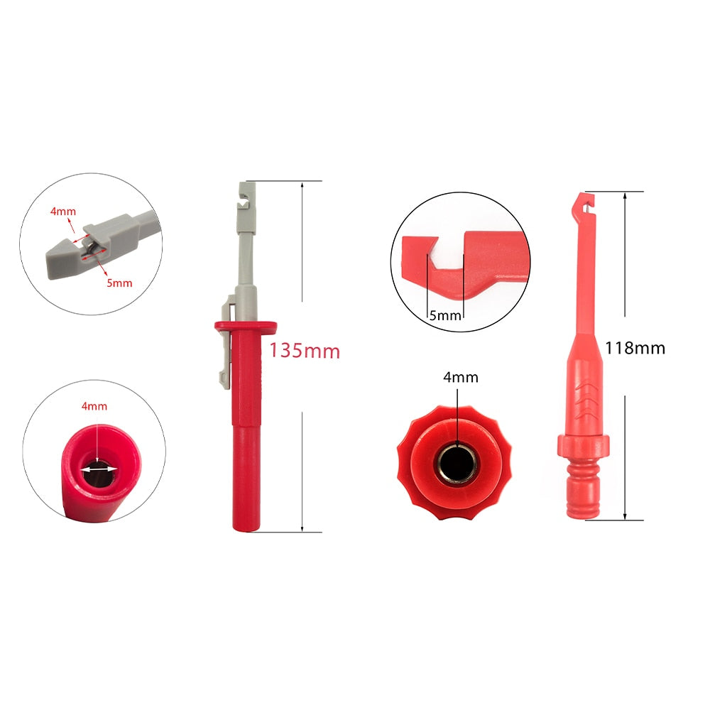 safety Test Clip Insulation Piercing Probes Clip Piercing Test Clip For Car Circuit Detection Diagnostic Tool test Clip Cable