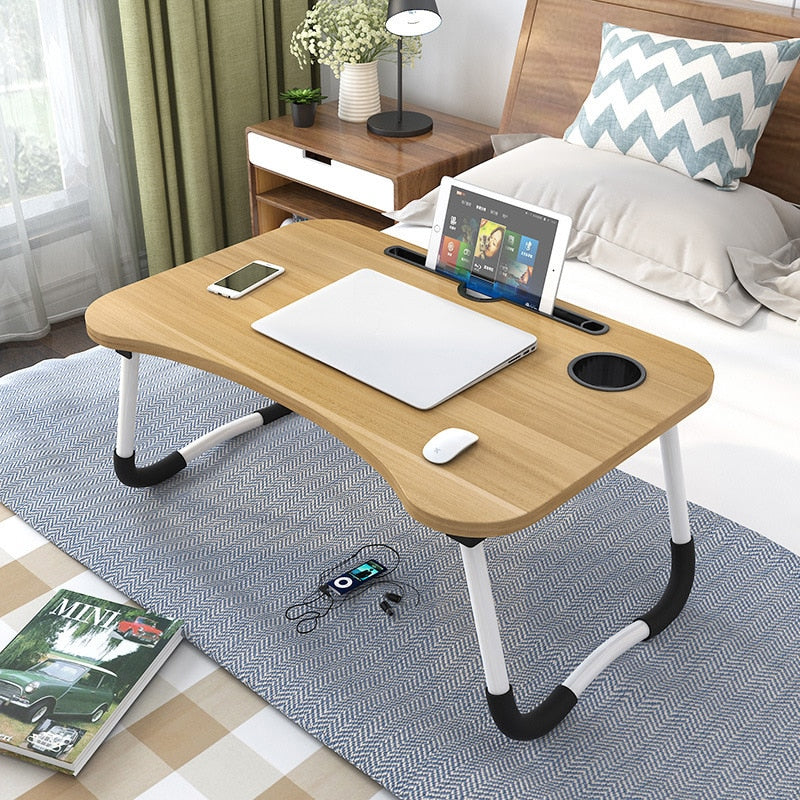 Portable Laptop Desk Home Foldable Laptop Table Notebook Study Laptop Stand Desk for Bed &amp; Sofa Computer Table with Folding Legs