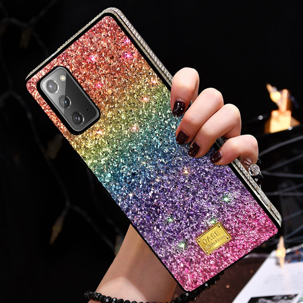 Luxury Cute Phone Case For Motorola MOTO G8 Power Lite G Pro Stylus 2021 Fast MOTO G9 Power Play Plus Bling Glitter Cover Case
