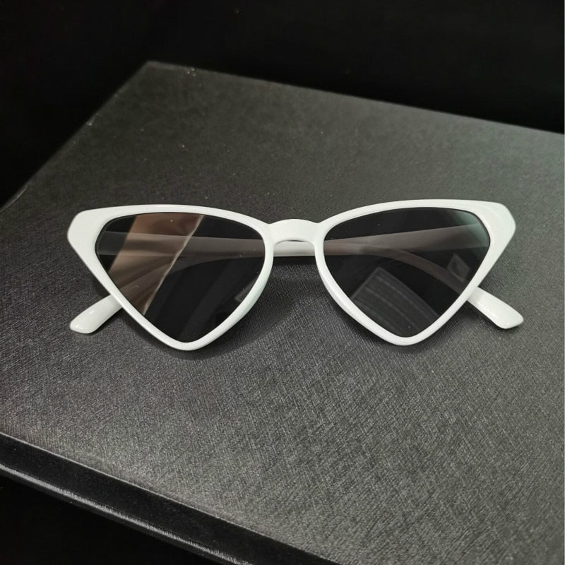 Black Cateye Sun Glasses For Women  2020 Vintage Triangle Cat eye Sunglasses Designer Shades  Glasses UV400