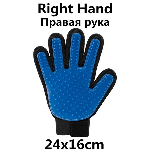 guante para gato dog Grooming Glove pet products mascotas cat Deshedding Hair Remove Cleaning Puppy Massage dla psa gatos perros