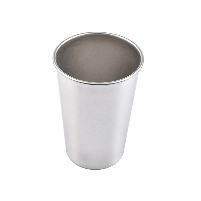 Drinking Glass Stainless Steel Cup Shot Glasses Cups Tumblers Wine Beer Whiskey Mugs Outdoor Travel Cup 30ml/70ml/180ml/320ml