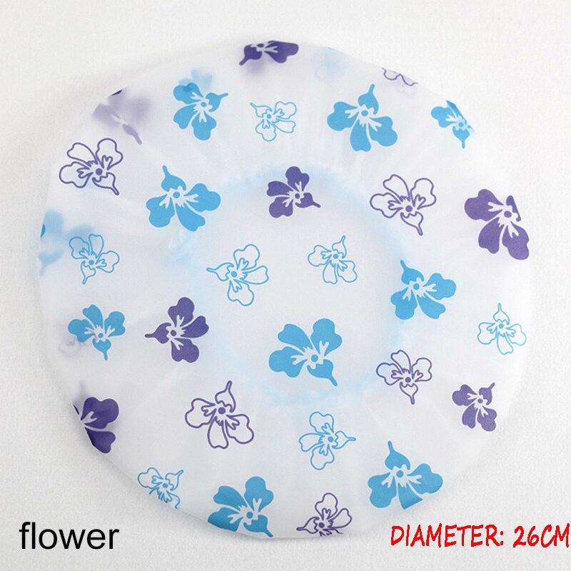 Shower Cap Thicken Elastic Bath Hat Bathing Cap for Women Hair Salon Dot Waterproof Bathroom Products Bathroom Accessories