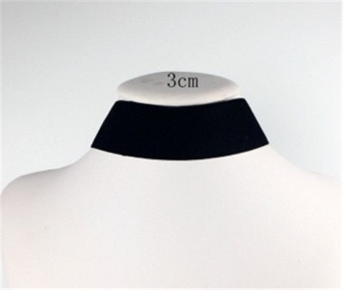 2022 New Fashion Black Velvet Choker Necklace For Women&#39;s Goth Neck Chain In Aesthetic Jewelry Accessories Trending Products