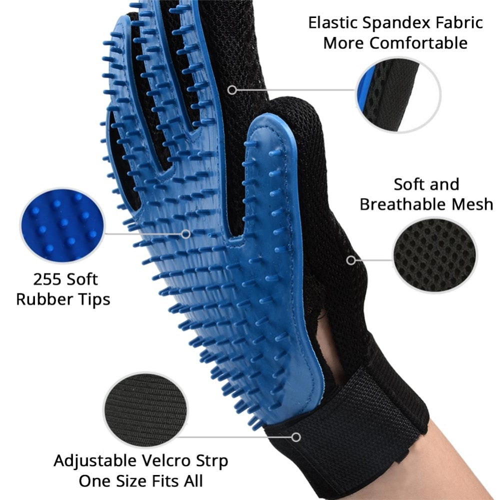 Cat Grooming Glove for Cat Comb for Hair Carding Good for Cats Accessories Products for Pets Grooming Brush Gatos Accesorios