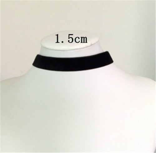 2022 New Fashion Black Velvet Choker Necklace For Women&#39;s Goth Neck Chain In Aesthetic Jewelry Accessories Trending Products