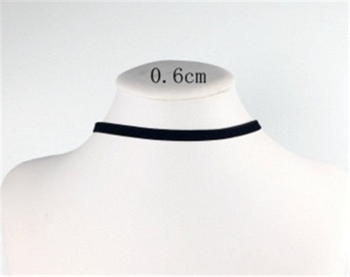 2022 New Fashion Black Velvet Choker Necklace For Women&#39;s Goth Neck Chain In Aesthetic Jewelry Accessories Trending Products