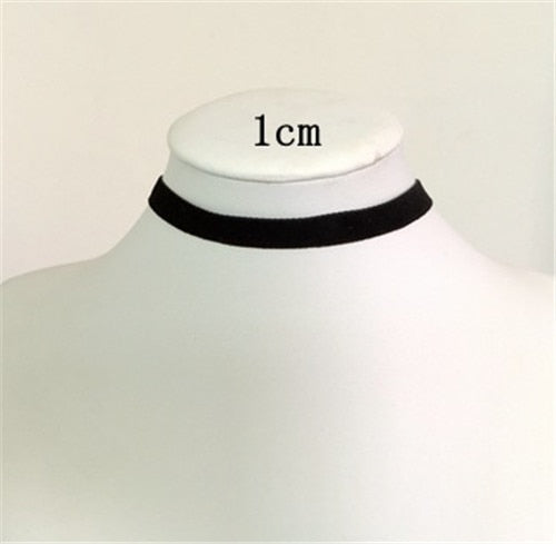 2022 New Fashion Black Velvet Choker Necklace For Women&#39;s Goth Neck Chain In Aesthetic Jewelry Accessories Trending Products