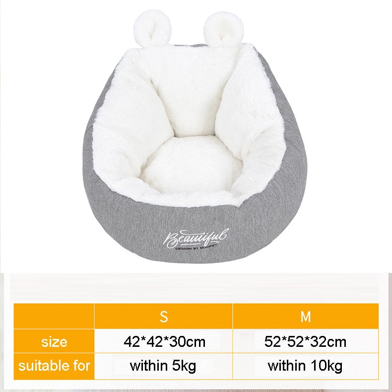 Hoopet Cat Bed Cat House Pet Dog House for Cat Bench for Cats Cotton Pets Products Puppy Soft Comfortable Winter House