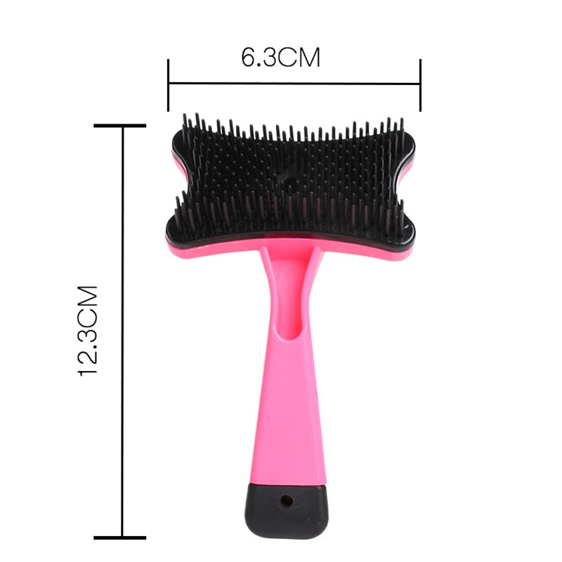 Dog Cat Hair Removal Comb Brush Plastic Pet Grooming Products for Cats Gotas Katten Brushes mascota Accessories cleaning Combs