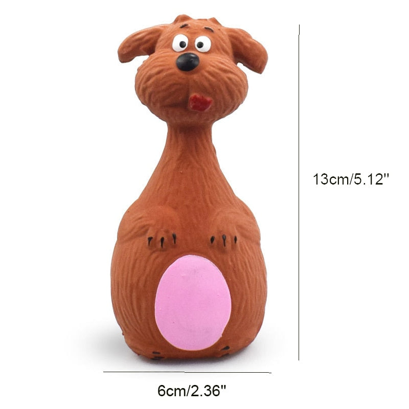 Cute Pet Toys Latex Squeaky Sound Toys Elephant Cow Bite-Resistant Puppy Toy Chew Teeth Cleaning Small Medium Dogs Pets Products