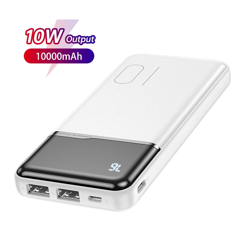 KUULAA power bank 10000mah portable charger for xiaomi redmi note 10 powerbank for poco x3 pro iPhone 13 12 11 pro max poverbank