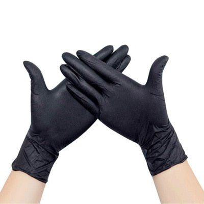 Hot Gloves  White Blue disposable nitrile gloves Latex for household cleaning products industrial washing, tattoo gloves S,M,L