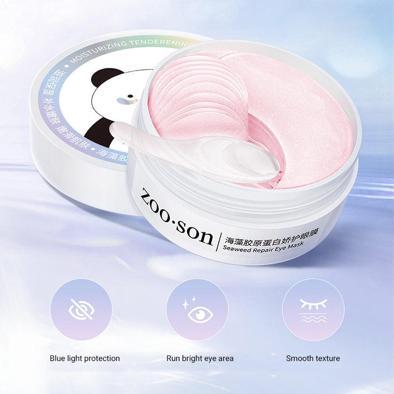 60Pcs Collagen Eye Mask Skincare Patches Under Eye Bags With Moisturizing Anti Dark Circles Beauty Korean Skin Care Products