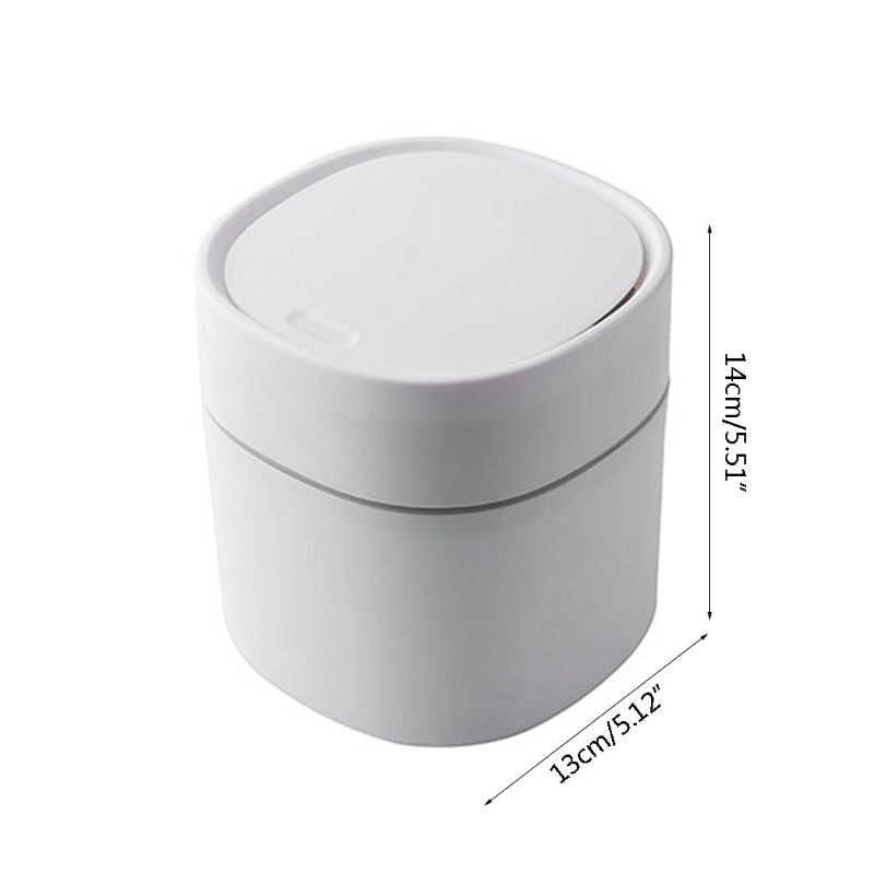 Mini Trash Can Household Garbage Basket Tabletop Trashcan Storage For Kitchen Sitting Room Small Waste  Dustbins