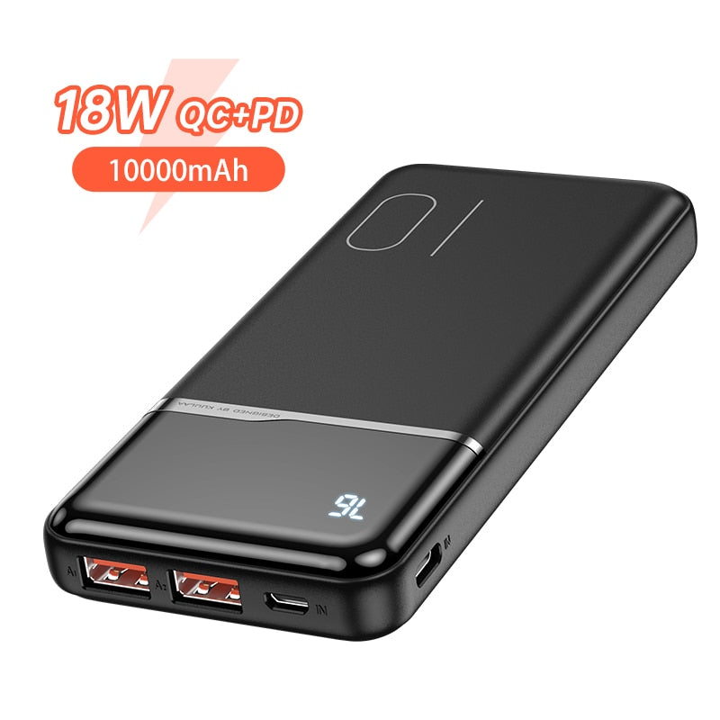KUULAA power bank 10000mah portable charger for xiaomi redmi note 10 powerbank for poco x3 pro iPhone 13 12 11 pro max poverbank