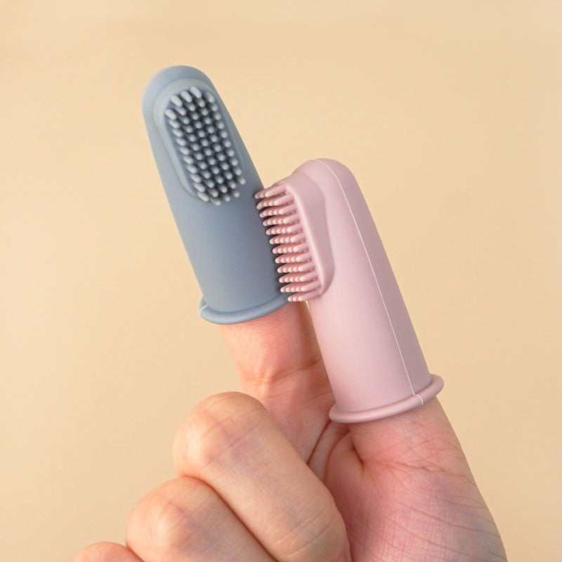 Baby Teether Children&#39;s Products Finger Food Grade Silicone Toothbrush Toys Toothbrush Head For Babies New Born Baby Items Gift