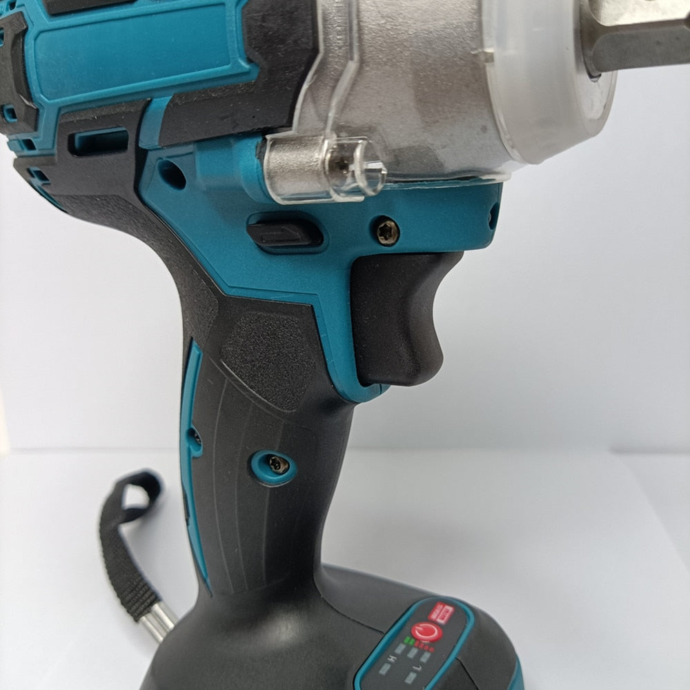 2 IN 1 Brushless Cordless Electric Impact Wrench 1/2 inch   Screwdriver Socket Power Tools  Compatible for Makita 18V Battery