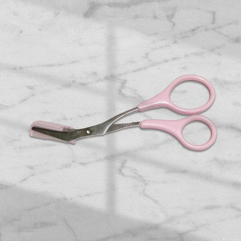 Eyebrow Trimmer Scissor Beauty Products for Women Eyebrow Scissors  with Comb Stainless Steel Makeup Tools Beauty Scissors