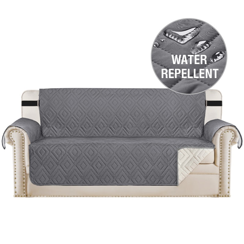 Waterproof Plaid Fabric Sofa Cover Anti-Slip Easy-going Sofa Covers Luxury Folding Living Room Sofas Slipcover For 1/2/3/4 Seat