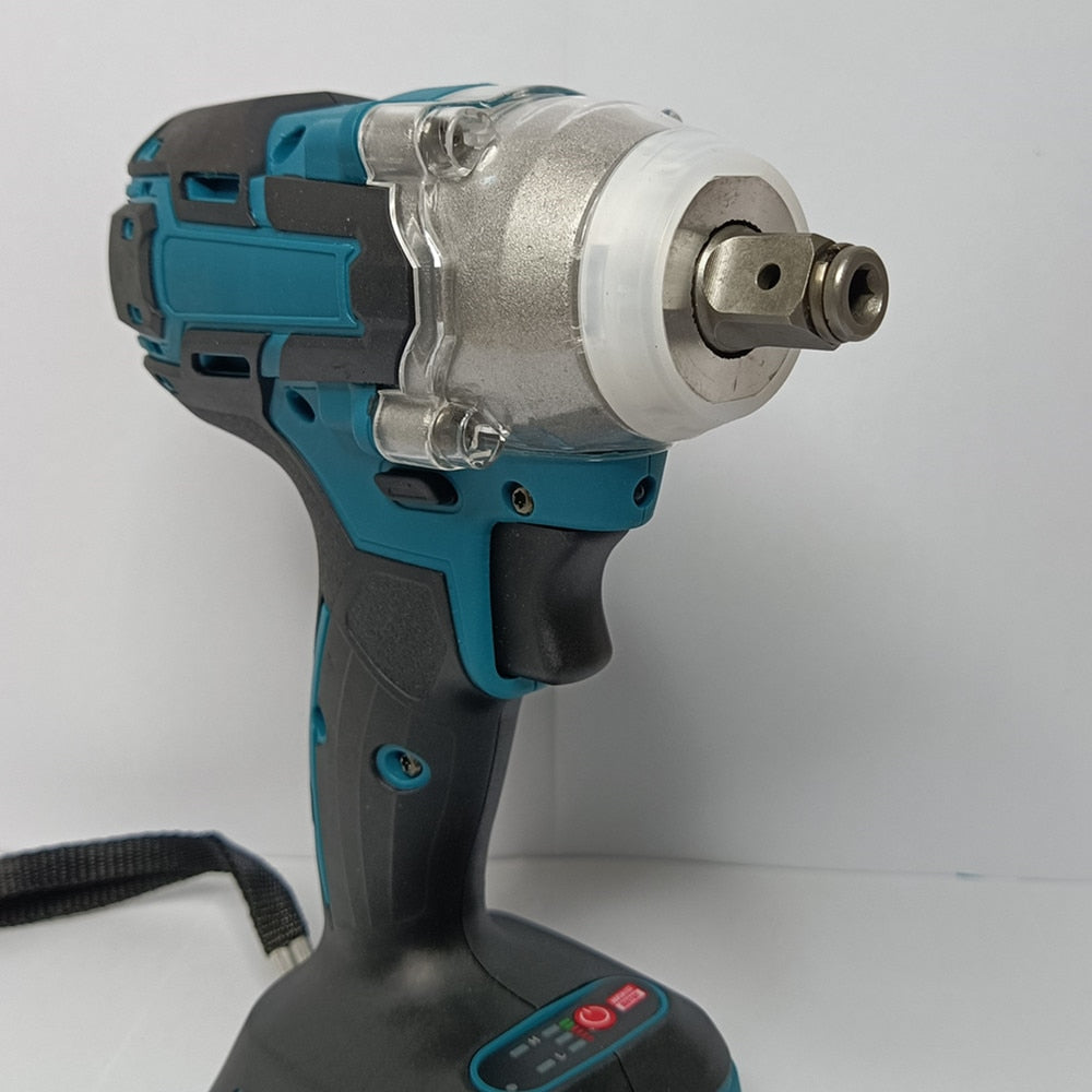 2 IN 1 Brushless Cordless Electric Impact Wrench 1/2 inch   Screwdriver Socket Power Tools  Compatible for Makita 18V Battery