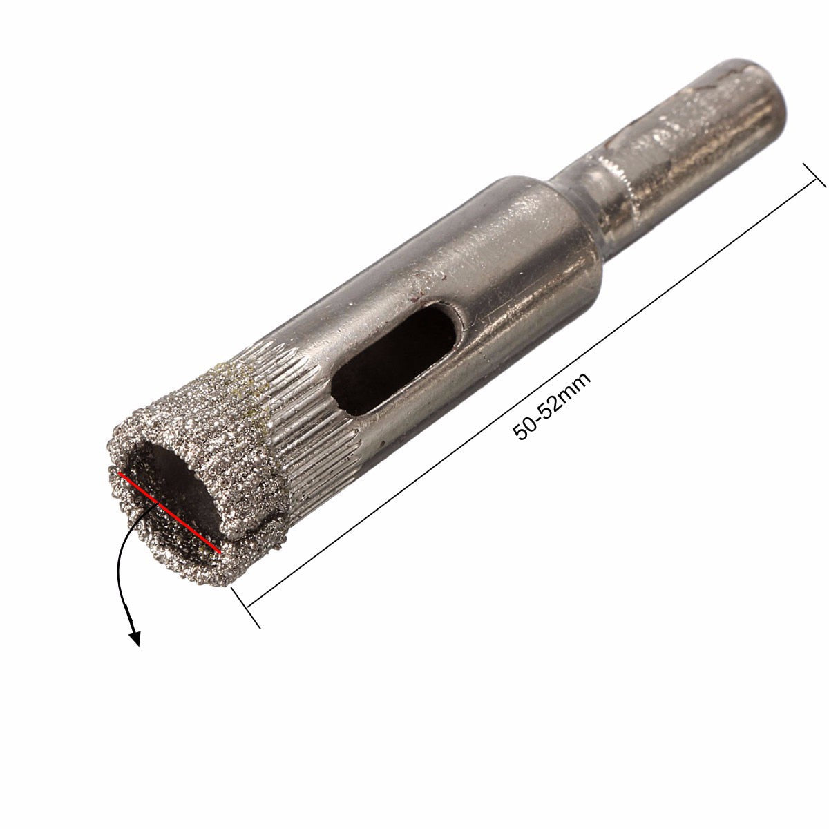 10pcs Diamond Coated Hss Drill Bit Set Tile Marble Glass Ceramic Hole Saw Drilling Bits For Power Tools 6mm-30mm