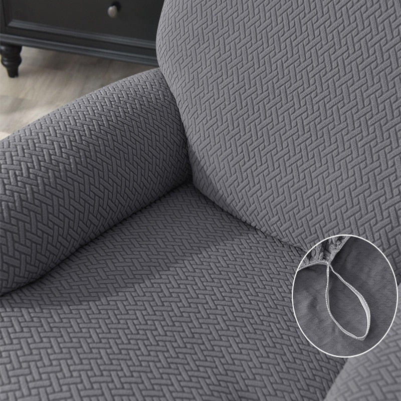 Recliner Sofa Cover Armchair Case Sofa Cover Anti-Dust Non-Slip Lazy Boy Chair Cover Solid Color Universal Seat Cover 1 Peice