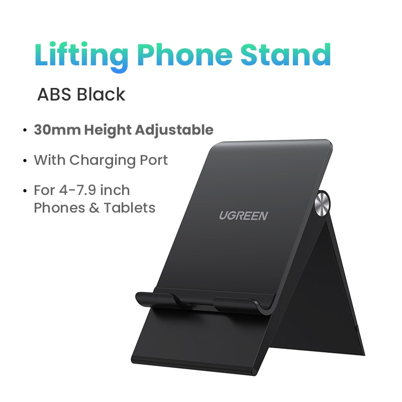 Ugreen Adjustable Mobile Phone Holder Stand Foldable Smartphone Support Tablet Stand for Phone Desk Cell Phone Holder Stand