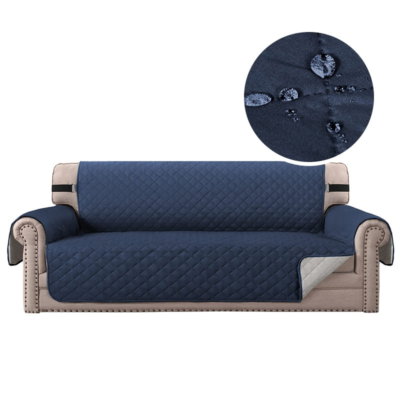 Waterproof Plaid Fabric Sofa Cover Anti-Slip Easy-going Sofa Covers Luxury Folding Living Room Sofas Slipcover For 1/2/3/4 Seat