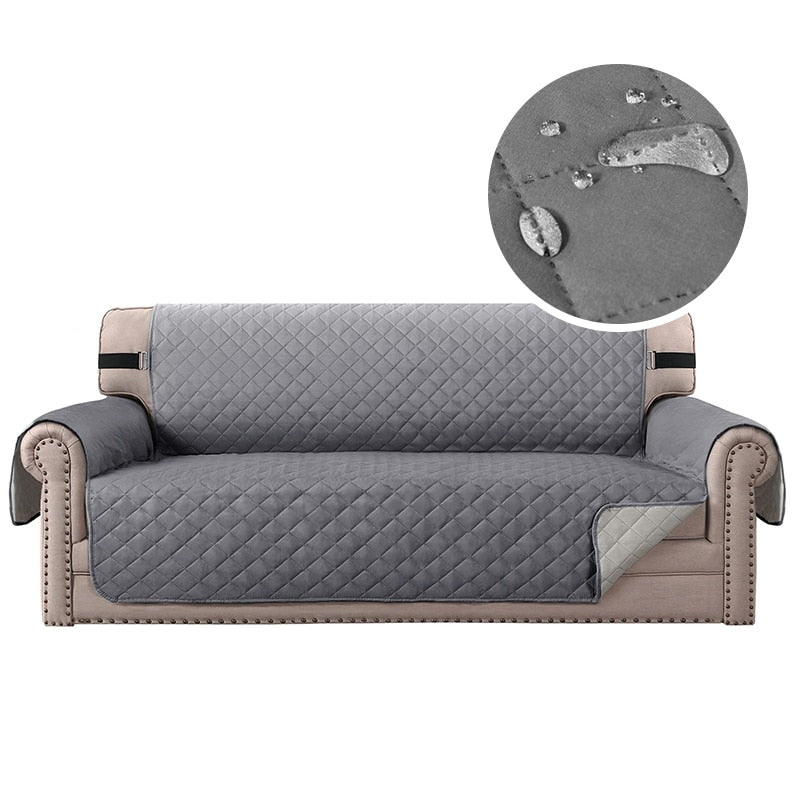 Waterproof Plaid Fabric Sofa Cover Anti-Slip Easy-going Sofa Covers Luxury Folding Living Room Sofas Slipcover For 1/2/3/4 Seat