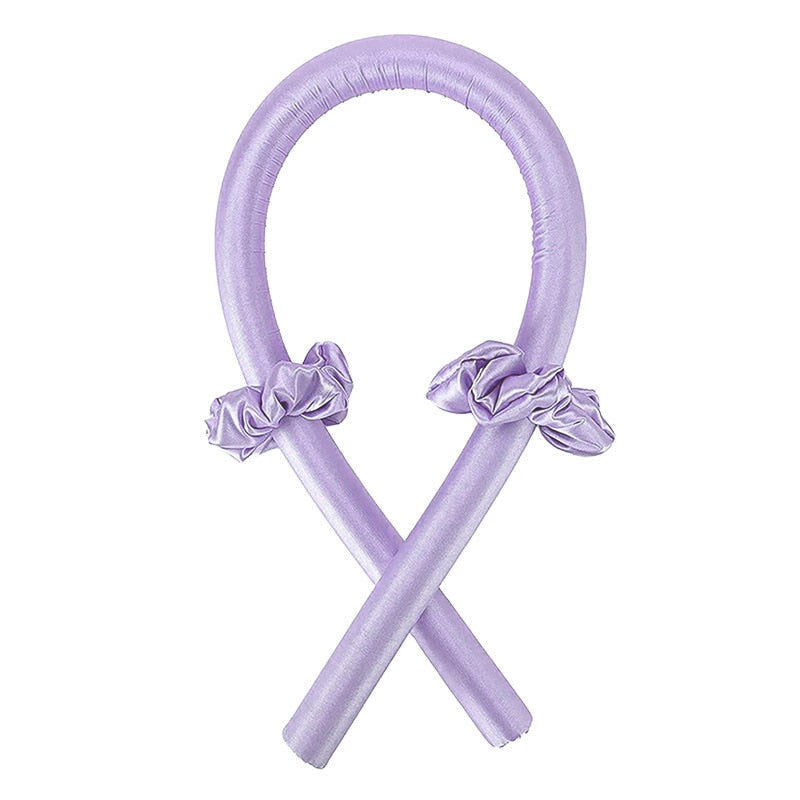 Hair Products Heatless Curling Rod Headband No Heat Silk Curls Ribbon Hair Rollers Sleeping Soft Headband Lazy Hair Accessoire