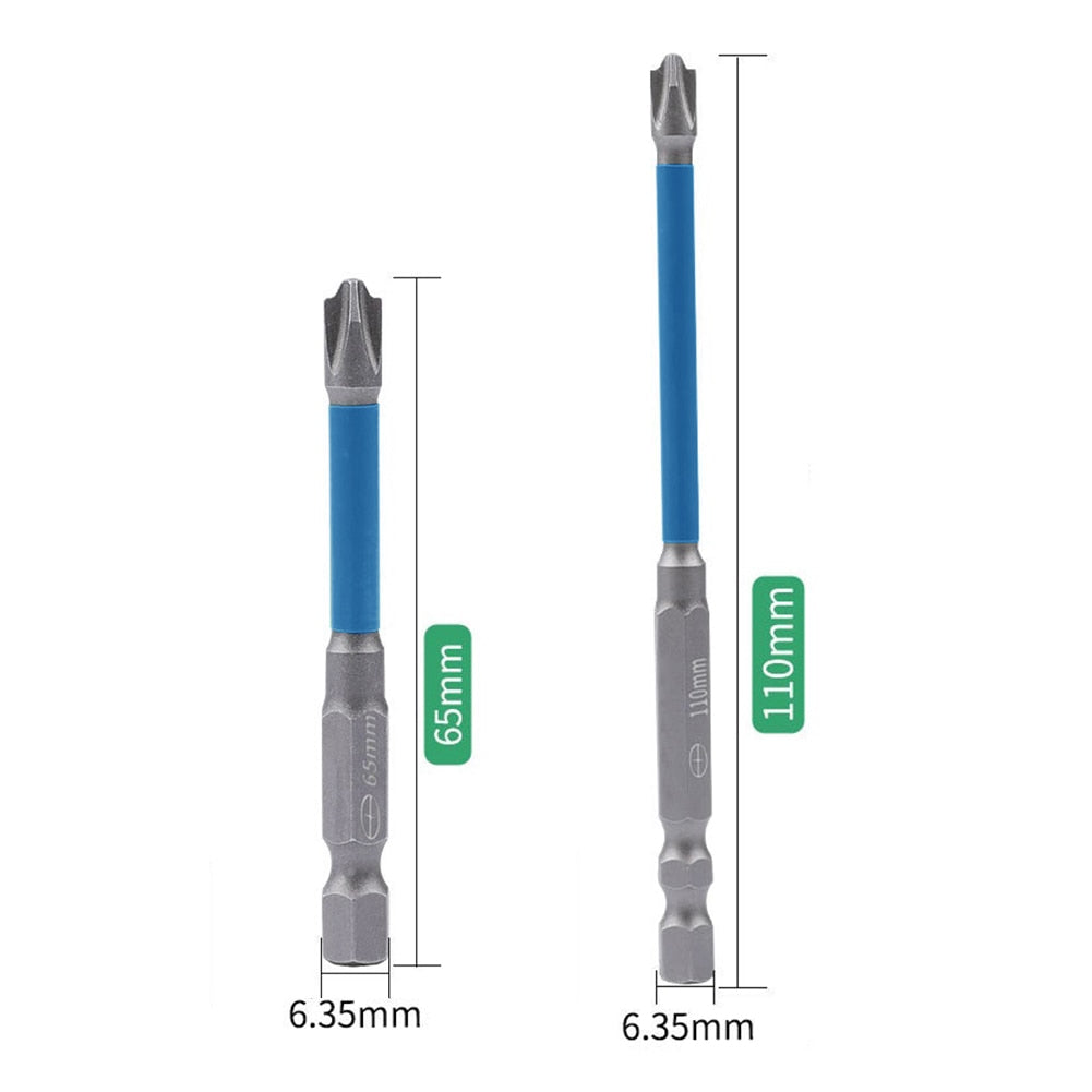 1/2pcs Magnetic Special Cross Screwdriver Bit Nutdrivers FPH2 For Socket Switch Electrician Power Tool 65mm 110mm