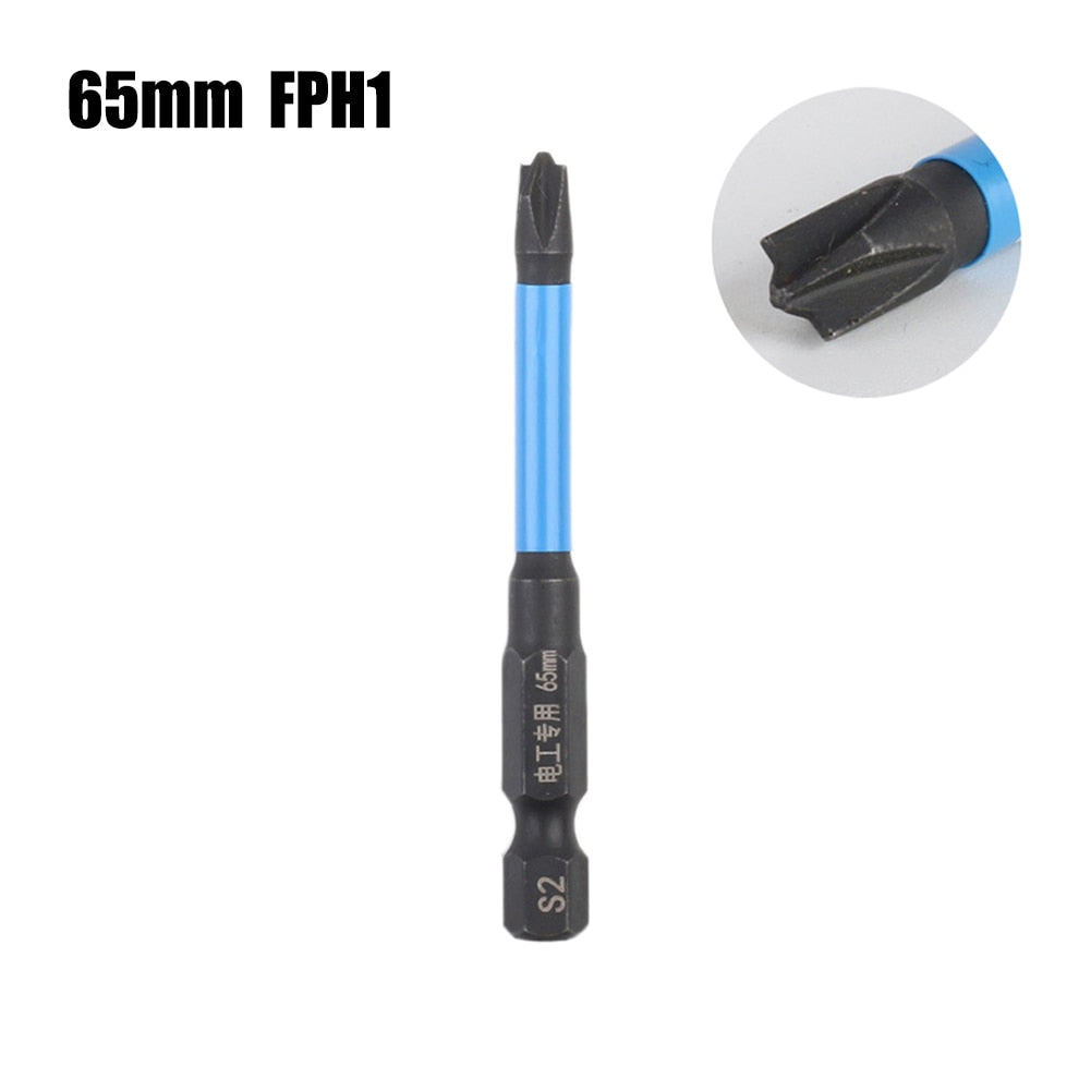 1/2pcs Magnetic Special Cross Screwdriver Bit Nutdrivers FPH2 For Socket Switch Electrician Power Tool 65mm 110mm