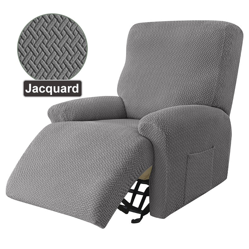 Recliner Sofa Cover Armchair Case Sofa Cover Anti-Dust Non-Slip Lazy Boy Chair Cover Solid Color Universal Seat Cover 1 Peice