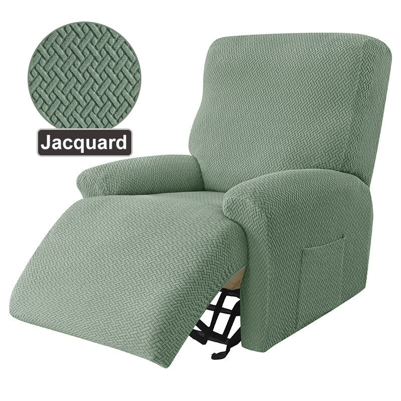 Recliner Sofa Cover Armchair Case Sofa Cover Anti-Dust Non-Slip Lazy Boy Chair Cover Solid Color Universal Seat Cover 1 Peice