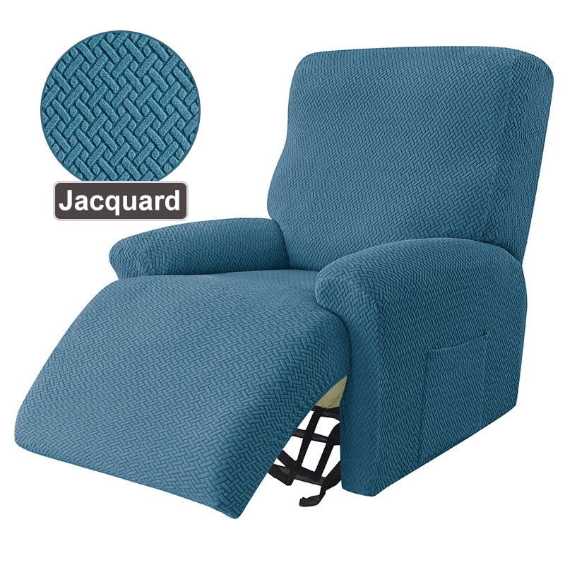 Recliner Sofa Cover Armchair Case Sofa Cover Anti-Dust Non-Slip Lazy Boy Chair Cover Solid Color Universal Seat Cover 1 Peice