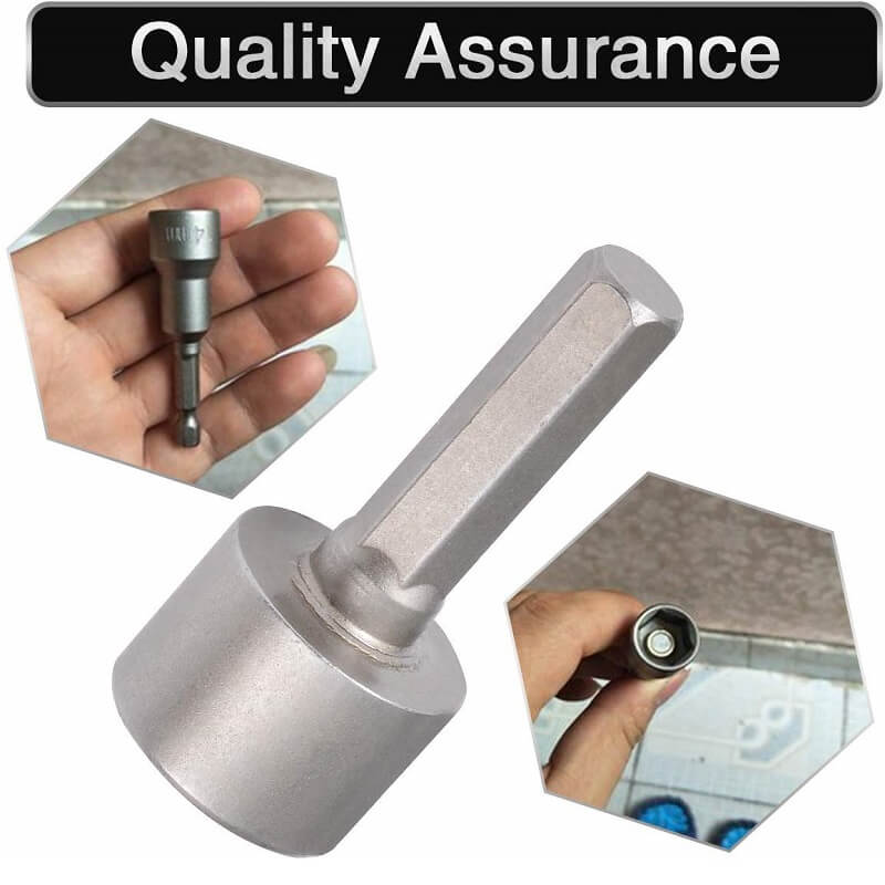 14pcs Power Nut Driver Drill Bit Set 5-12mm Hexagonal Shank Hex Nut Socket 1/4&quot; Screw Metric Driver Tool Set Adapter Drill Bit