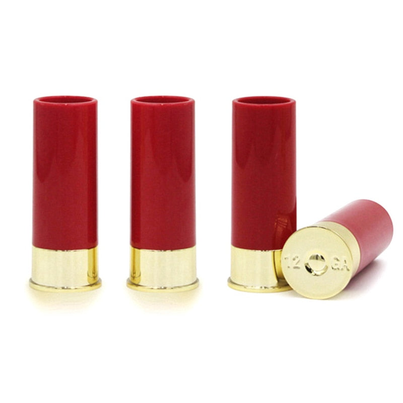 4PCS/set Shot Glass Creative High Quality Plastic Shotgun Bullet Shape Shot Glasses Water Wine Glass Party Drinkware Friend Gift