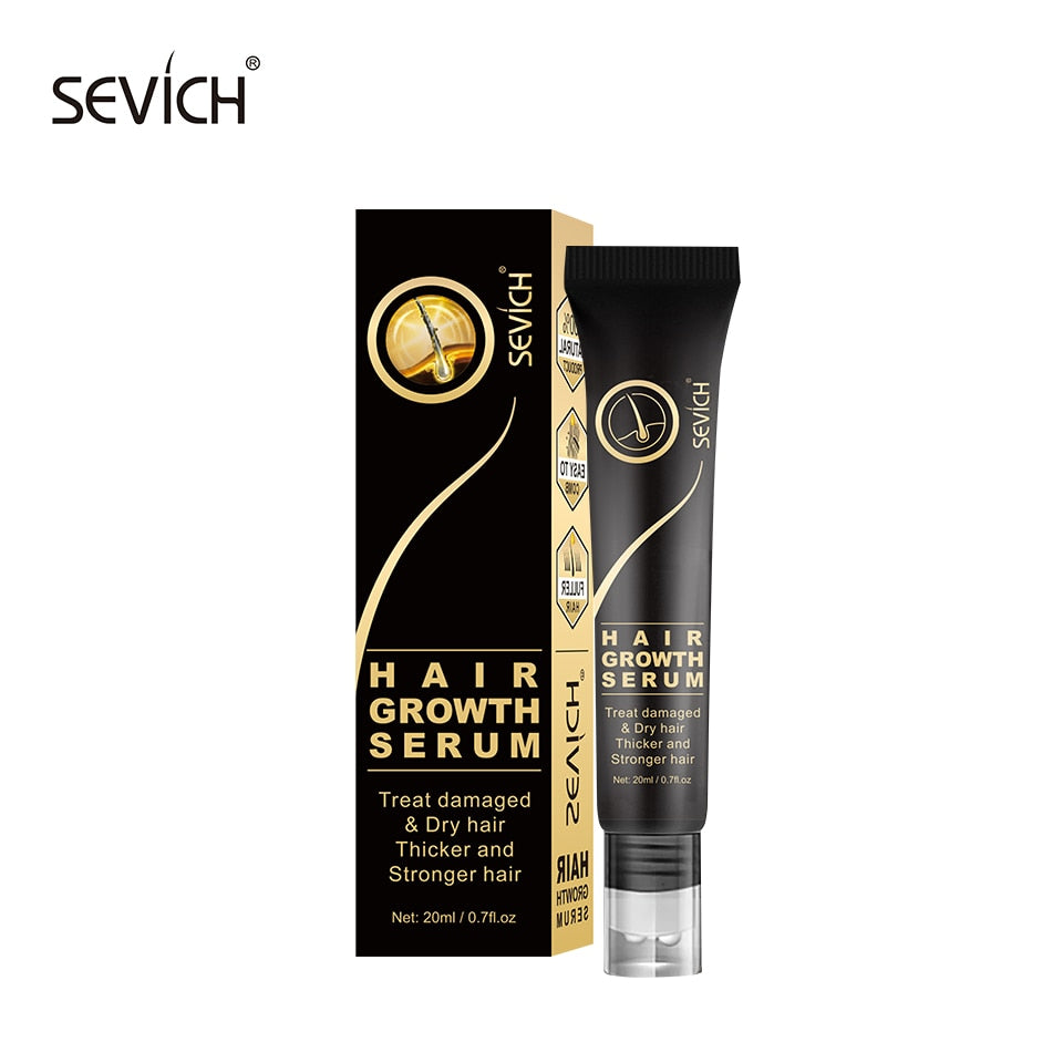 Hair Growth Products Sevich Ginger Essence Hair Growing Essential Oil Serum Hair Care Prevent Hair Loss Scalp Treatment 20ml