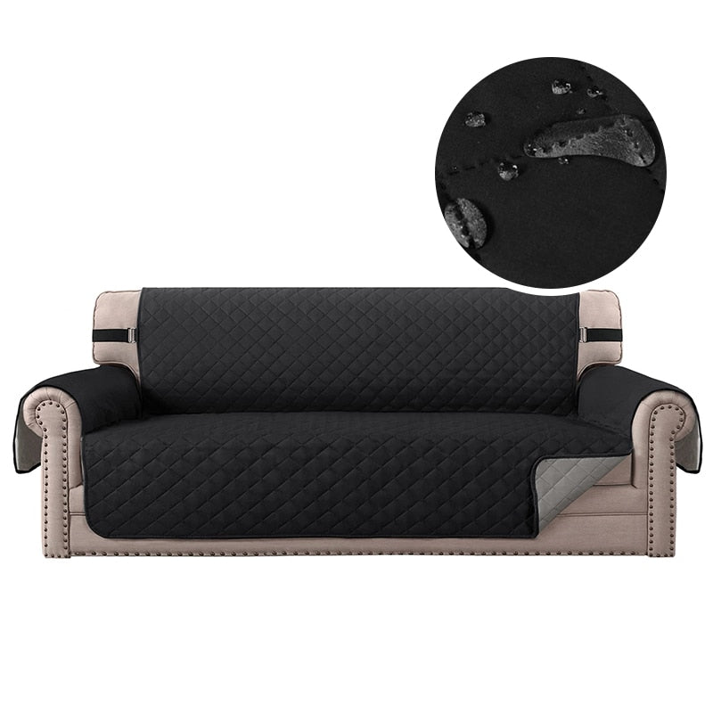 Waterproof Plaid Fabric Sofa Cover Anti-Slip Easy-going Sofa Covers Luxury Folding Living Room Sofas Slipcover For 1/2/3/4 Seat