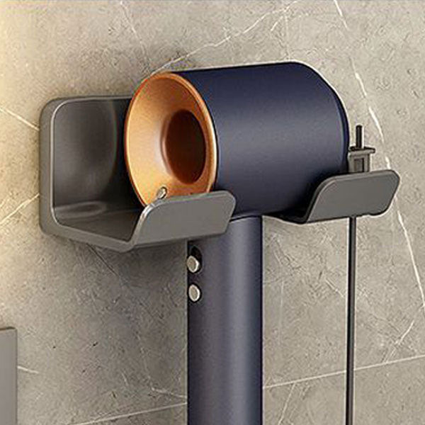Wall Mounted Hair Dryer Holder For Dyson Bathroom Shelf without Drilling Plastic Hair dryer stand Bathroom Organizer
