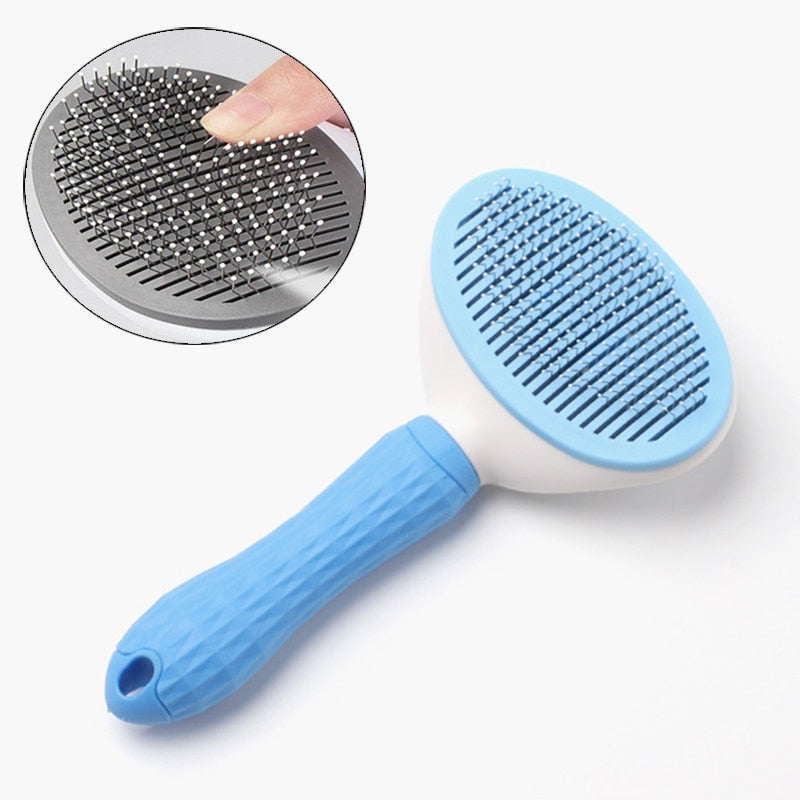 Dog Cat Hair Removal Comb Brush Plastic Pet Grooming Products for Cats Gotas Katten Brushes mascota Accessories cleaning Combs
